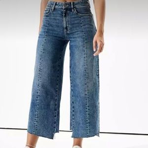American Eagle Wide Leg Crop Jean